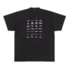 Camiseta con logotipos «Archives» oversize «Negro» 712398TNVQ71070
