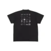 Camiseta con logotipos «Archives» oversize «Negro» 712398TNVQ71070