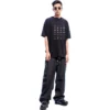 Camiseta con logotipos «Archives» oversize «Negro» 712398TNVQ71070