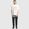 Camiseta con logotipos de archivo oversize «Blanca» 712398TNVQ79784