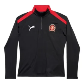 Camiseta con media cremallera de Balenciaga x Puma «Black Red» 846996TTVB11076