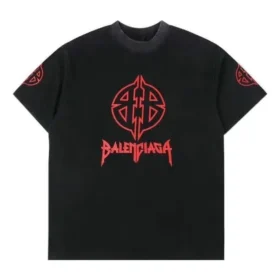 Camiseta con plantilla metálica BB «Negro y rojo» 764235TPVI21568