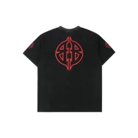 Camiseta con plantilla metálica BB «Negro y rojo» 764235TPVI21568