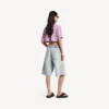 Camiseta corta de mujer «520 stickers» en rosa antiguo/blanco