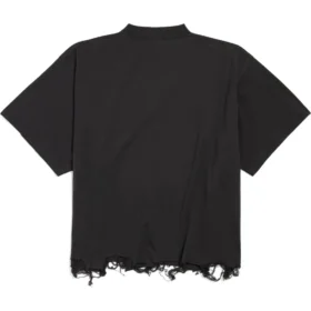 Camiseta corta oversize BB Classic de Balenciaga «Negro» 783399TQVS81083