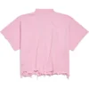 Camiseta corta oversize BB Classic de Balenciaga «Pink» 783399TQVS85708