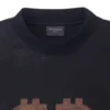 Camiseta «Crypto» oversize «Black Faded» 739028TOVN81055
