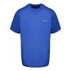 Camiseta de algodón con estampado de logotipo pequeño «Azul» 556150TBV438077