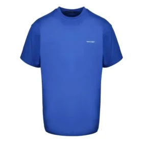 Camiseta de algodón con estampado de logotipo pequeño «Azul» 556150TBV438077