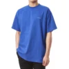 Camiseta de algodón con estampado de logotipo pequeño «Azul» 556150TBV438077