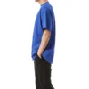 Camiseta de algodón con estampado de logotipo pequeño «Azul» 556150TBV438077