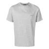 Camiseta de algodón con estampado de logotipo pequeño «Gris» 556151TYK281300