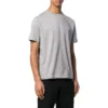 Camiseta de algodón con estampado de logotipo pequeño «Gris» 556151TYK281300