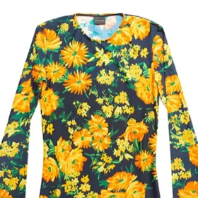 Camiseta de algodón con estampado floral «Floral» 7194953C9B77168
