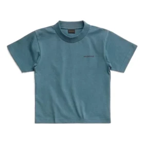 Camiseta de algodón con logotipo «Blue» 681864TOVK74005