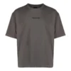 Camiseta de algodón con logotipo bordado «Gris» 612966TNVG91300