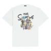 Camiseta de algodón oversize Balenciaga x THE SIMPSONS «Blanca» 676589TLVG70901