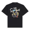 Camiseta de algodón oversize de Balenciaga x LOS SIMPSONS «Negro» 676589TLVG71000