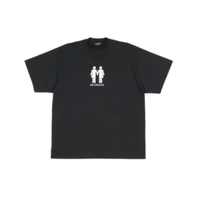 Camiseta de algodón oversize Pride 22 «Black White» 694576TMVO21070