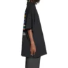 Camiseta de algodón oversize Pride 22 «Black White» 694576TMVO21070