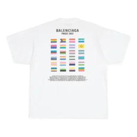 Camiseta de algodón oversize Pride 22 «Blanco y negro» 694576TMVO20904