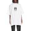 Camiseta de algodón oversize Pride 22 «Blanco y negro» 694576TMVO20904