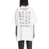Camiseta de algodón oversize Pride 22 «Blanco y negro» 694576TMVO20904