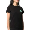 Camiseta de algodón sostenible de manga corta, negra 578133THV631000