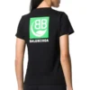 Camiseta de algodón sostenible de manga corta, negra 578133THV631000