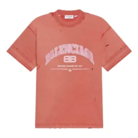 Camiseta de Balenciaga, corte medio «Pink» 612966TLVJ16441