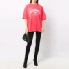 Camiseta de Balenciaga, corte medio «Pink» 612966TLVJ16441