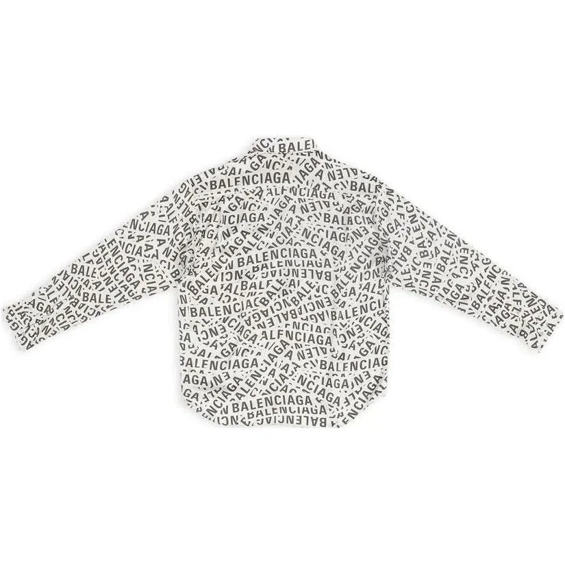 Camiseta de corte amplio con tiras con el logotipo por toda la prenda «Gris» 662983TML201240