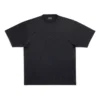 Camiseta de corte medio «Negro descolorido» 739784TOVF49034