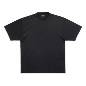 Camiseta de corte medio «Negro descolorido» 739784TOVF49034 Camiseta de corte medio «Negro descolorido» 739784TOVF49034