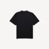 Camiseta de corte medio para hombre con diseño «Messy Spray» en negro