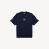 Camiseta de corte medio para hombre del Programa Mundial de Alimentos en azul marino Camiseta de corte medio para hombre del Programa Mundial de Alimentos en azul marino