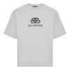 Camiseta de corte regular BB de tejido entrelazado «Gris» 578139TGV751300