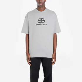 Camiseta de corte regular BB de tejido entrelazado «Gris» 578139TGV751300