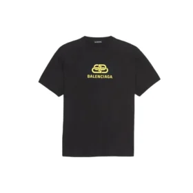 Camiseta de corte regular BB de tejido entrelazado «Negro» 578139TEV481361