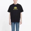 Camiseta de corte regular BB de tejido entrelazado «Negro» 578139TEV481361