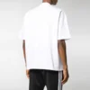 Camiseta de corte regular con tejido entrelazado «Blanca» 578139TEV489044