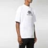 Camiseta de corte regular con tejido entrelazado «Blanca» 578139TEV489044