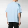 Camiseta de corte regular con tejido entrelazado «Light Blue» 578139TGV755840