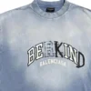 Camiseta de cuello redondo BE KIND «Azul» 764235TPVD54313