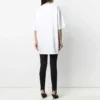 Camiseta de cuello redondo con estampado de la colección SS21, color blanco 641655TIV549040