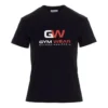 Camiseta de cuello redondo con estampado de logotipo, negra 612964TIVD51000