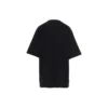 Camiseta de cuello redondo con estampado, negra 620941TIVD51000