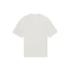 Camiseta de cuello redondo con logotipo del patrocinador, blanca 612965TJVD99054