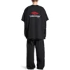 Camiseta de doble pecho «Washed Black» 791615TQVQ61021