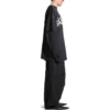 Camiseta de doble pecho «Washed Black» 791615TQVQ61021